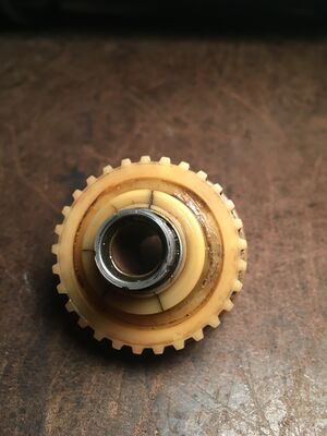 thumbnail image 2 of Vintage IBM Selectric Typewriter Cycle Clutch Pulley & Main Hub - Genuine OEM Part 2 of 5